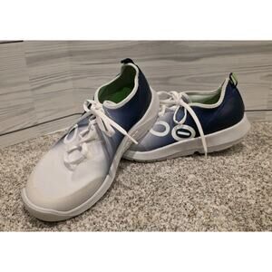 OOFOS OOmg Sport LS Low Mens 10 Navy White Comfort Lace Up Shoes